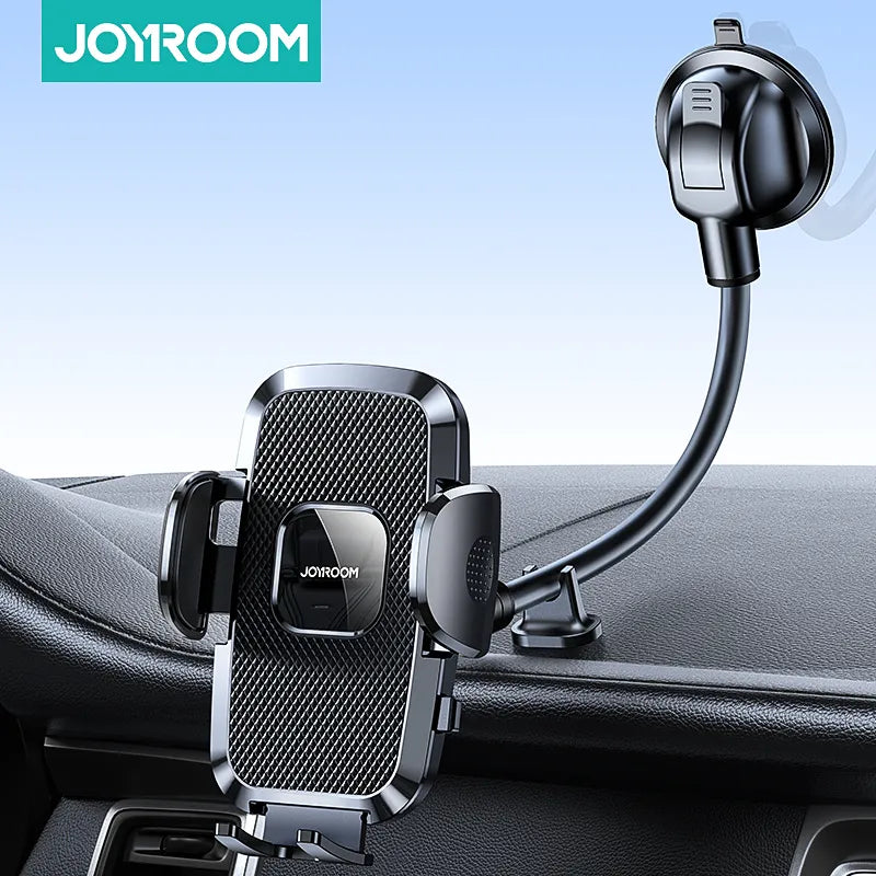 Car dashboard phone holder-360-widest width-9 in flexible long arm, Universal hands-free auto windshield air vent phone mount