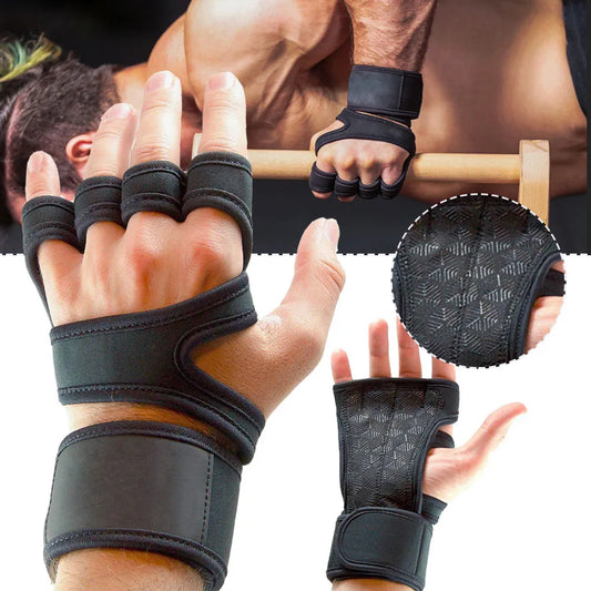 1 pairs weightlifting training gloves for men & women Fitness Sports bodybuilding Gymnastics hand and wrist protector