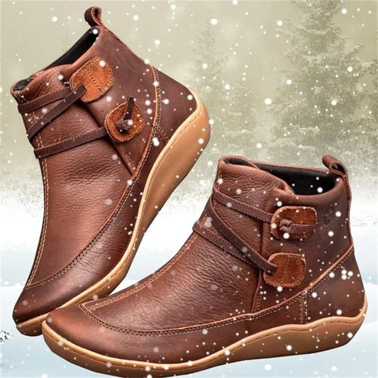 Women's Autumn And Winter Shoes Boots High Quality Waterproof Warm - Himalaya Store