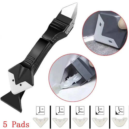 5in1 Multi function Silicone Scraper Glue Remover Knife Angle Tool - Himalaya Store