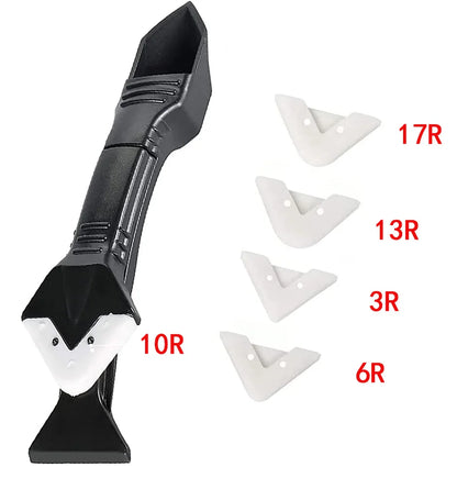 5in1 Multi function Silicone Scraper Glue Remover Knife Angle Tool