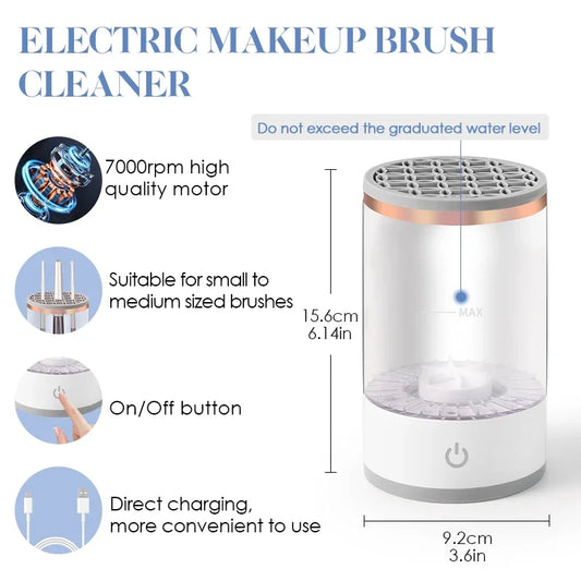 USB Electric Makeup Brush Cleaner Portable