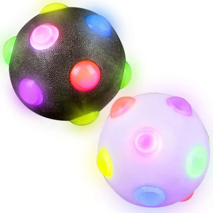 Dog Toy Glowing Ball LED Puppy Flashing Elastic Ball