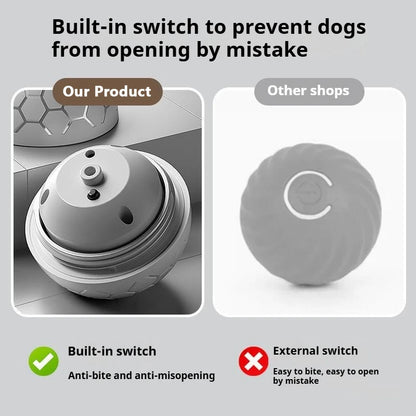 USB Smart Dog & Cat Toy Ball Electronic Interactive With RGB Lights