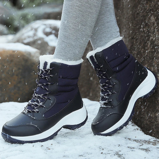 Women's Winter Boots Warm Fur With Heels