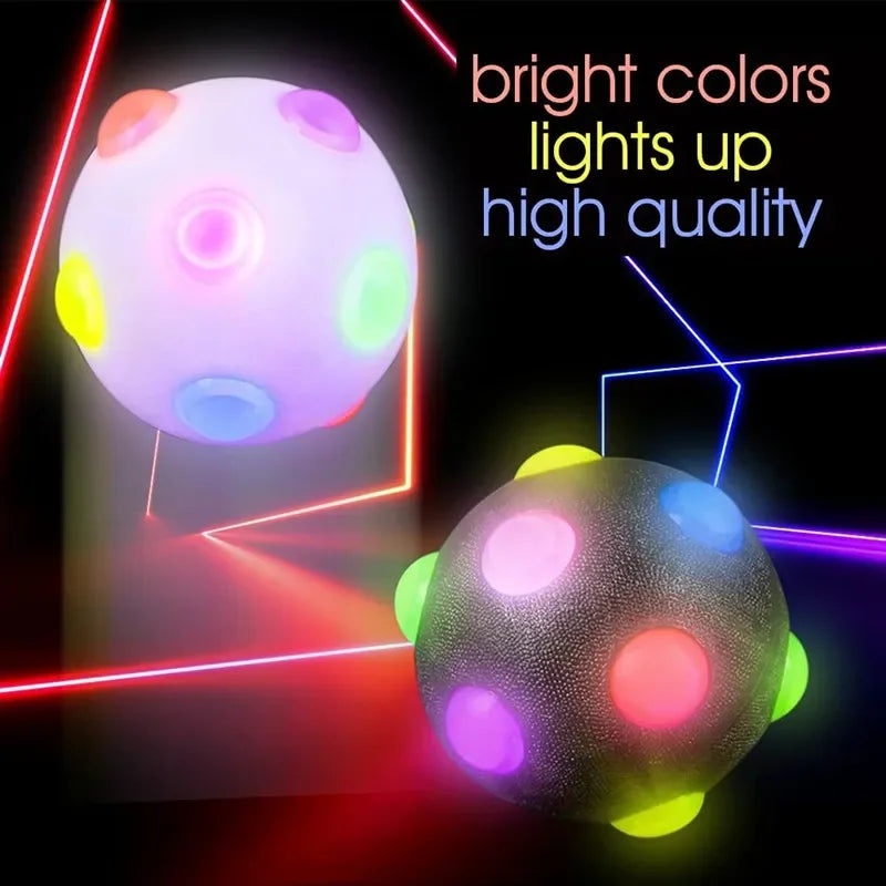 Dog Toy Glowing Ball LED Puppy Flashing Elastic Ball - Himalaya Store