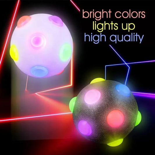 Dog Toy Glowing Ball LED Puppy Flashing Elastic Ball - Himalaya Store