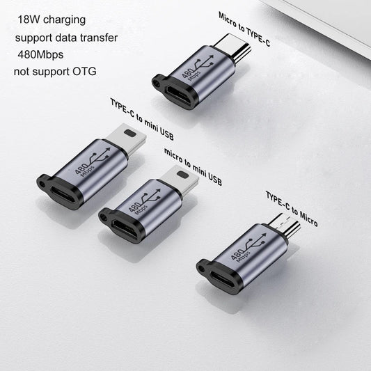 Micro USB/Mini USB/Type-C Charging Adapter Converter for Phone, Tablet - Himalaya Store