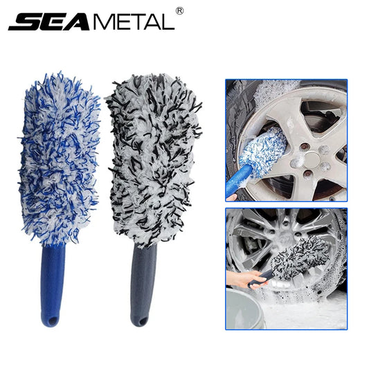 Car Wheel Tire Cleaning Brush Portable - Himalaya Store 