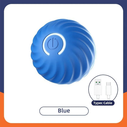 USB Smart Dog & Cat Toy Ball Electronic Interactive With RGB Lights