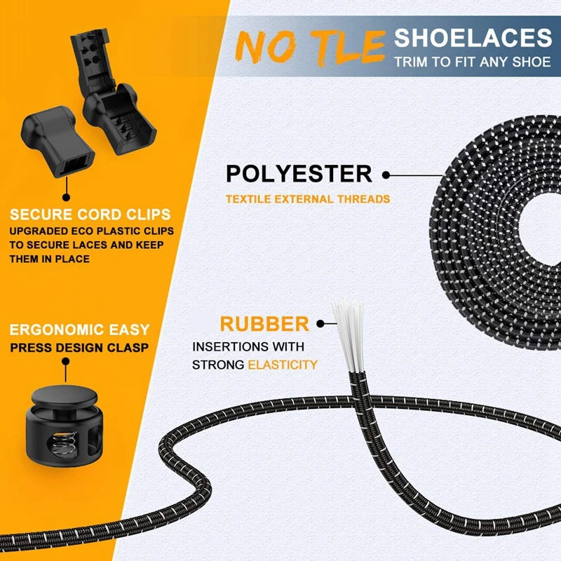The Knit Shoelaces are in the form of a Strong Mesh With Customized Intensity