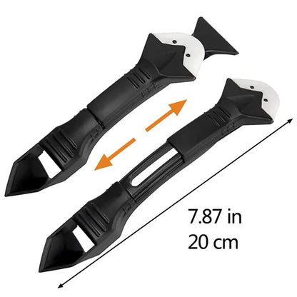 5in1 Multi function Silicone Scraper Glue Remover Knife Angle Tool